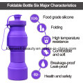 2017 Novo produto FDA Certified Foldable Water Bottle MOQ 1 PCS